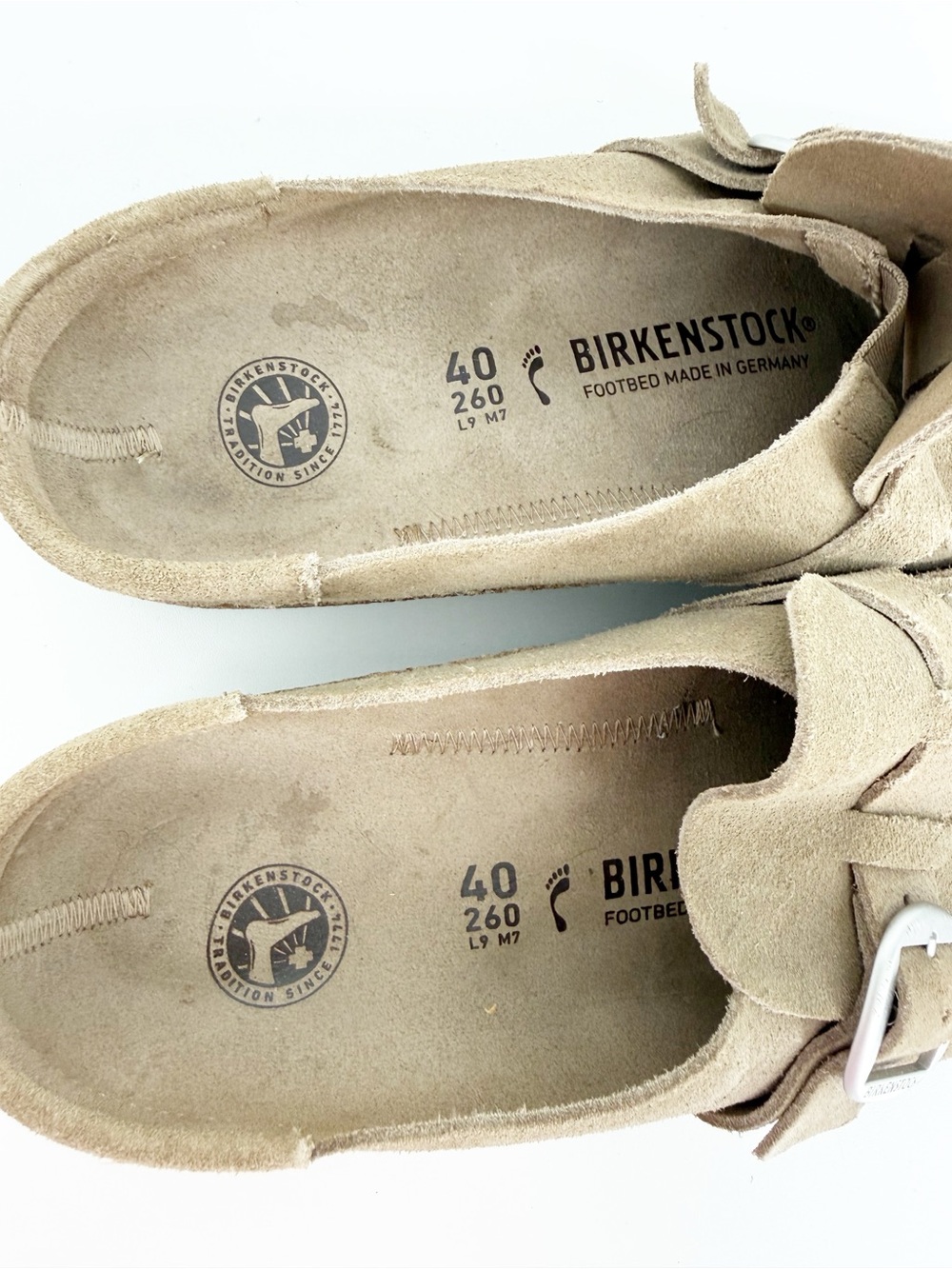 Birkenstock Buckley Suede Leather Loafers 9 Tan - Picture 9 of 9